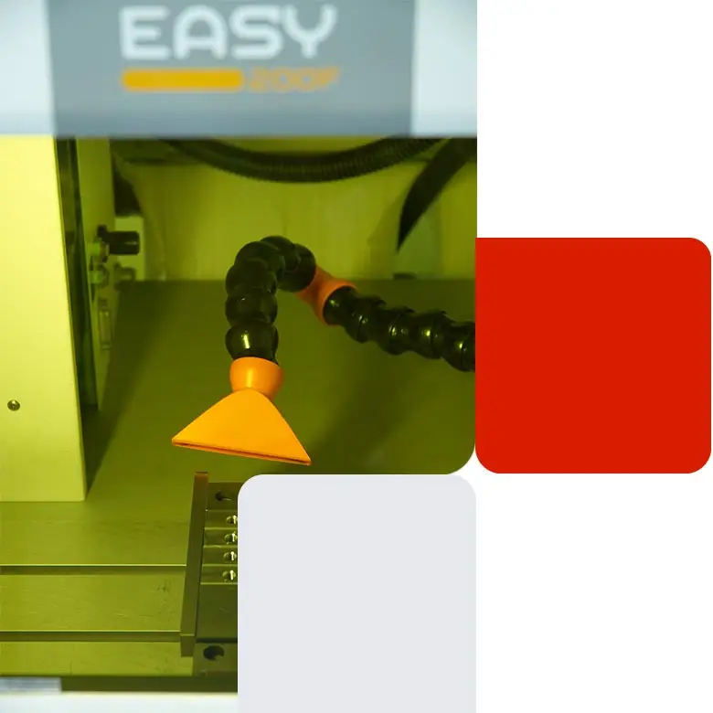 EASY 200F-C laser marking system for marking mechanical parts